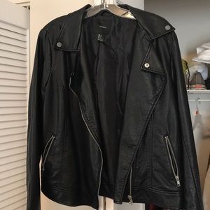 Faux Leather Jacket